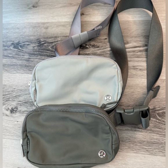 lululemon athletica Handbags - lululemon athletica Gray and Olive Everywhere Belt Bags